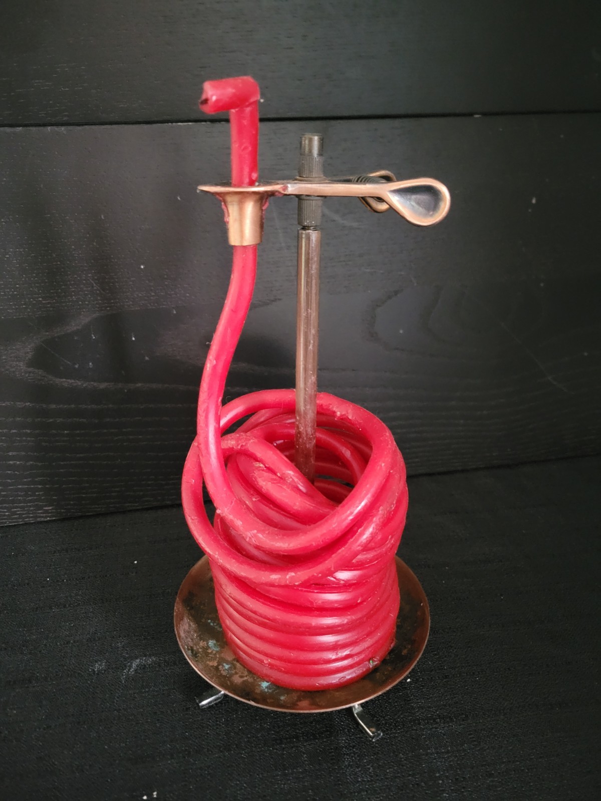 Candle by the Hour 80-Hour Red Candle Eco-friendly Natural B