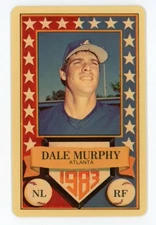 1983 Perma-Graphics #12 All-Star Credit Cards #12 Dale Murphy NM-MT