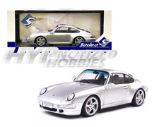 SOLIDO 1:18 1996 PORSCHE 911 (993) 4S DIE-CAST POLAR SILVER S1810103