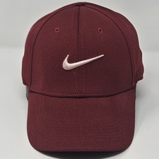 Nike Golf Legacy91 Hat Maroon Dri-FIT Swoosh Cap OSFM One Size Fit Mens