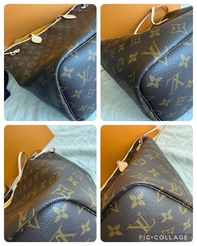 Bandolera Louis Vuitton Neverfull Inside Out MM amarillo azafrán - Imagen 23 de 24