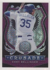 2020 Panini Chronicles Crusade Purple Mojo Prizm 13/75 Cody Bellinger #10 o7m