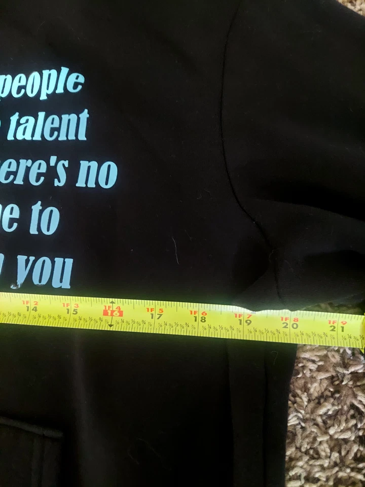 Дерек Джетер цитата черный толстовка с капюшоном толстовка мужская средний - Изображение 4 из 4