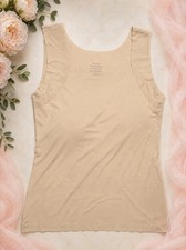 New Women's XXl Skin/Nude High Compression Sculpting Camisole with built in bra