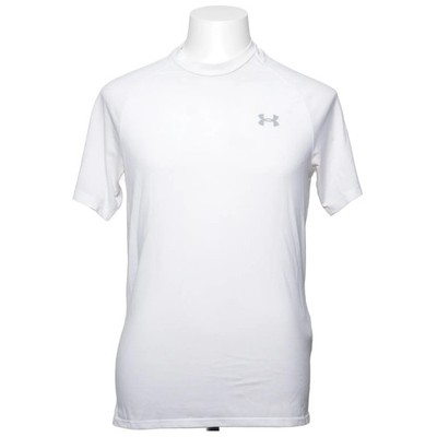Under Armour, T-shirt, Größe: S/M, Tech Tee, Weiß, Polyester, Einfarbig #3mT