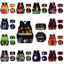 Roblox Forsaken Gubby School Backpack Bookbag Insulated Lunch Bag Pencilcase Set