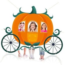 Fall Pumpkin Carriage Photo Booth Prop Frame Pumpkin Carriage Backdrop