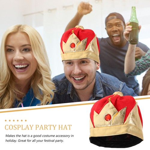 Halloween Cosplay Hat Unique Masquerade Headpiece Cosplay Hat King Cosplay Hat - Imagen 10 de 12