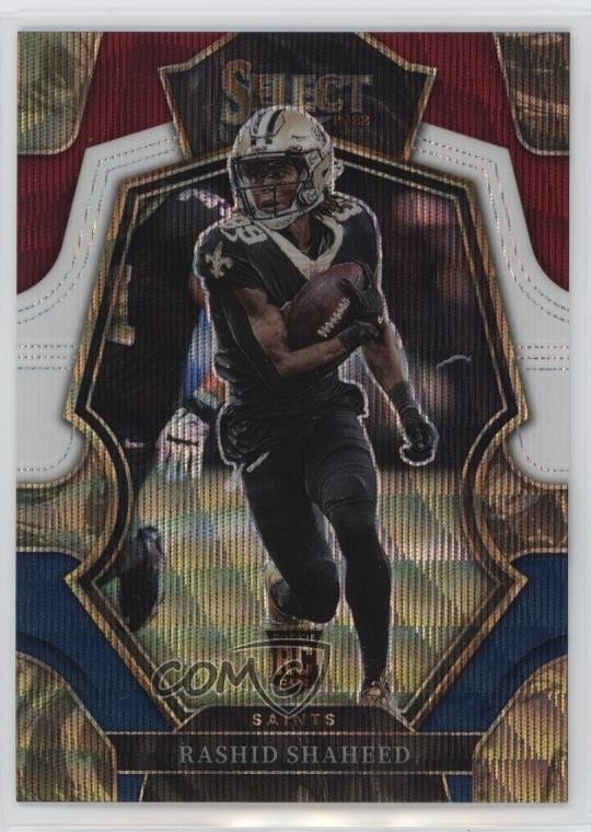 2022 Panini Select Premier Level Tri-Color Prizm /199 Rashid Shaheed Rookie RC