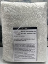 New JJCareMassage Table Warmer Heating Pad 1" Thickened Fleece Warmer with Timer
