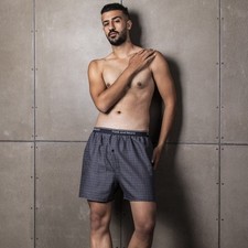 Mens Woven Boxer Shorts Cotton Gentle on Skin Easy-Wear Underwear M L XL XXL 3XL