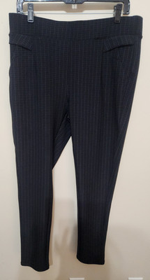 MAZE Collection Women Levanta Cola Slimming Scuba Control Plaid Pants Sz 1X