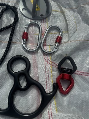 Classic Aerial Silks Rigging Set inkl. Tasche  