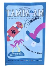 LUIZ COUTINHO SIGNED 11x17 TAMPA AM POSTER WINNER 2026 RACC TRUSTED SELLER