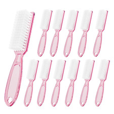 12 Pcs Handle Grip Cleaning Brushes, Hand Fingernail Nail Scrub Manicure Brush P