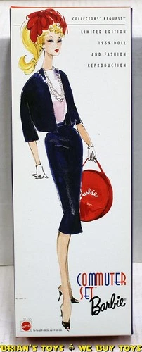 Collector's Request 1959 Reproduction Commuter Set Barbie Doll #21510 NR