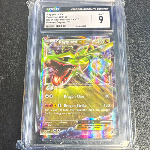 Rayquaza-EX graded CGC 9 for sale on eBay