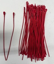 100Pcs Beaded Cable Tie Wrap Cable Zip Ties Heavy Duty Nylon Cable Wire RED