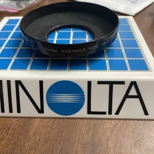 Vivitar 52mm thread wide angle metal lens hood.