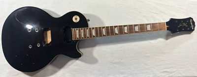2019 Epiphone Les Paul Standard Husk Black Body Neck Project