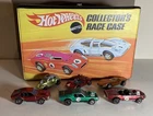 Mattel 1969 Hot Wheels Redline  Lot of  6 Cars with Case