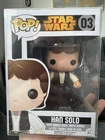 Funko Pop! Star Wars Han Solo #03 New in Box With Case Protector!