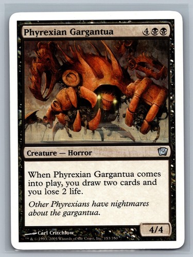 Magic The Gathering 9th Edition Phyrexian Gargantua #153/350 MTG TCG CCG Ninth - Picture 1 of 2