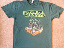DROPKICK MURPHYS Boston Blowout Concert 2020 T-Shirt Green Men's Large