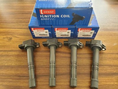 New 4Pcs Denso Ignition Coils 30520-PNA-007 Fits for 02-06 2.4L UF311 Engine