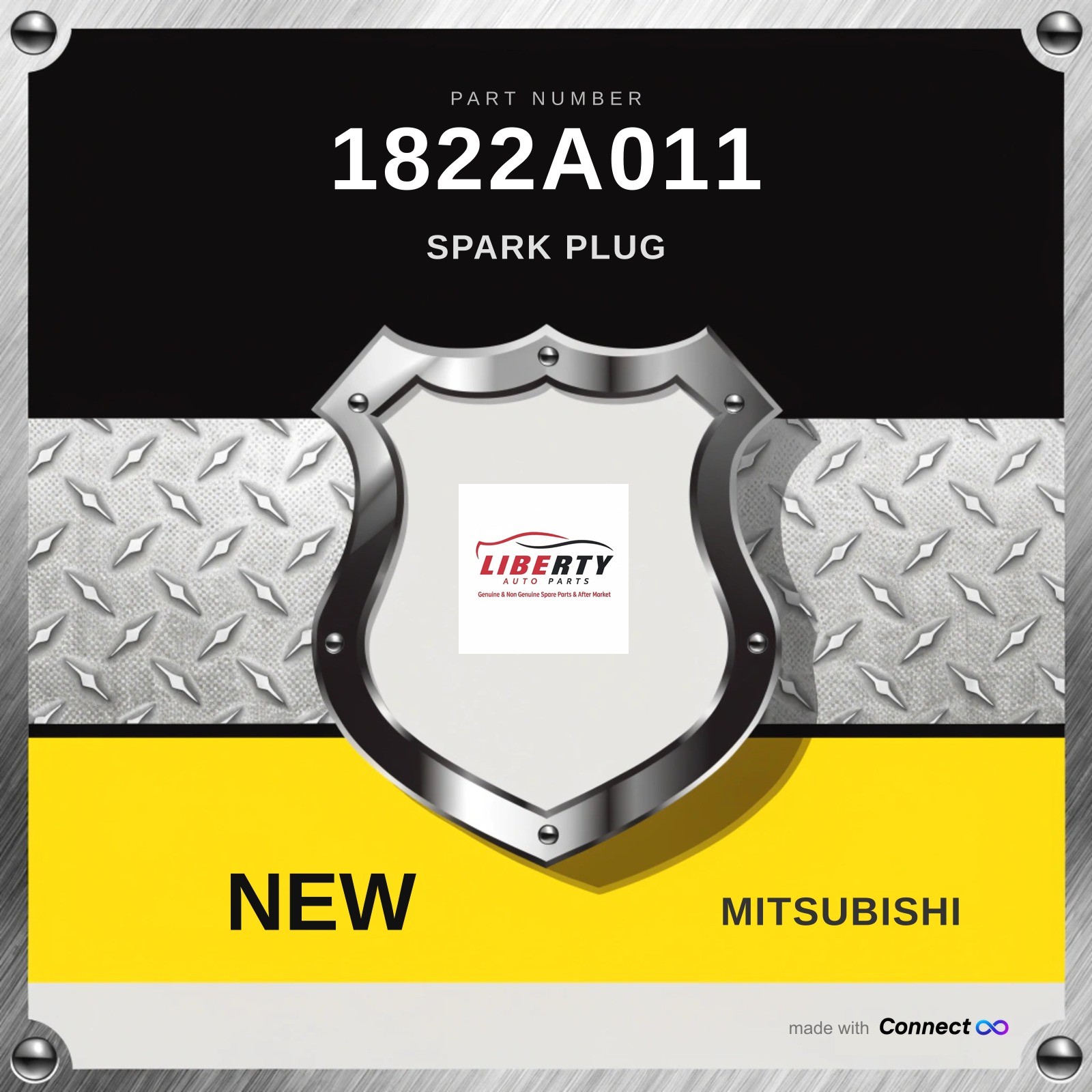 Genuine 2007-2013 Mitsubishi Outlander Spark Plug 1822A011