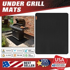 60x48 inches Under Grill Mats for Outdoor Grill, Reusable Grill Mat for Deck