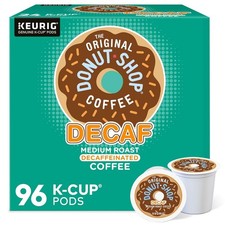 The Original Donut Shop, Decaf, Keurig K-Cup Pods, Medium Roast Coffee, 96 Count