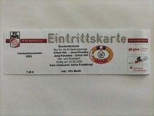 Sammler Ticket 09/10 FC Rot Weiß Erfurt - FC Carl Zeiss Jena ( Fahrkarte ) 
