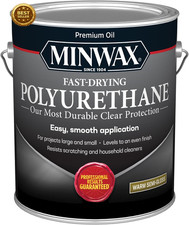 Fast Drying Polyurethane Protective Wood Finish Clear Semi-gloss 1 Gallon