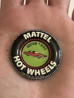 Vintage 1967 Mattel Hot Wheels Redline T-Bird Metal Tab Pin Button Badge