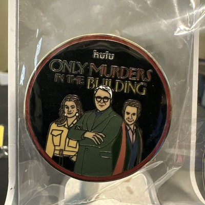 New D23 Expo 2024 Only Murders In The Building HULU Disney Pin Pursuit Pin