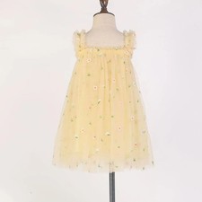 Girls Fashion Sling Embroidered Sweet Dress sz 3yrs