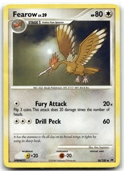 Fearow 36/100 Majestic Dawn Uncommon Pokemon Card