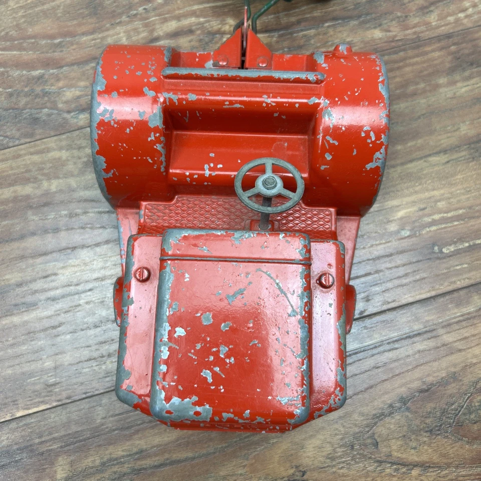 Carro remolcador Rossmoyne Ohio modelo juguetes aeropuerto Clark años 50 + 2 remolques EE. UU. Foto 3 de 4