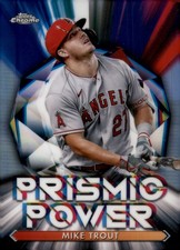 2021 Topps Chrome Mike Trout #PP-2 Prismic Power Insert Los Angeles Angels