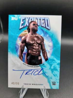 Trick Williams Auto on Card /99 Exalted EXA-TRI 2025 Topps Autograph WWE NXT
