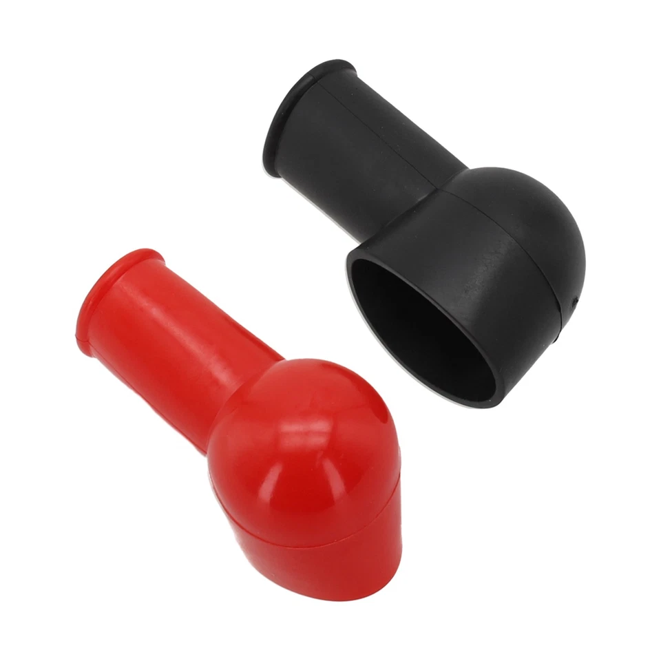 2pcs Car Battery Terminal Cover Positive Insulating Protection Cap Equipments - Image 2 of 4