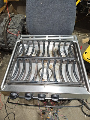 #ad #ad used rv atwood high output rv cooktop out holiday rambler $100.00