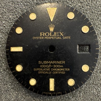 Genuine Rolex Submariner Dial 1000ft=300m Tritium T Swiss T 25