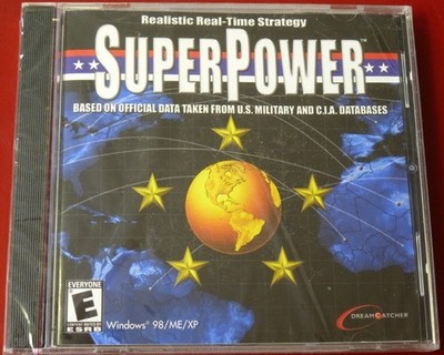 Video Game PC SuperPower Super Power Real-Time Strategy NEW SEALED Jewel