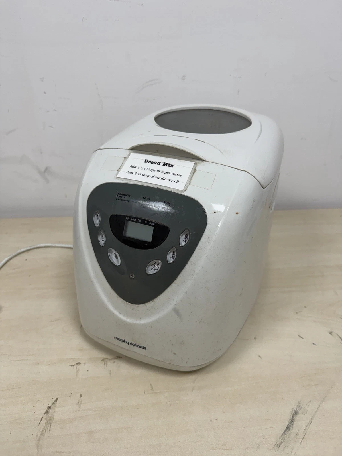 Morphy Richards 48285 Bread Marking Machine Tested & Working Bread Maker