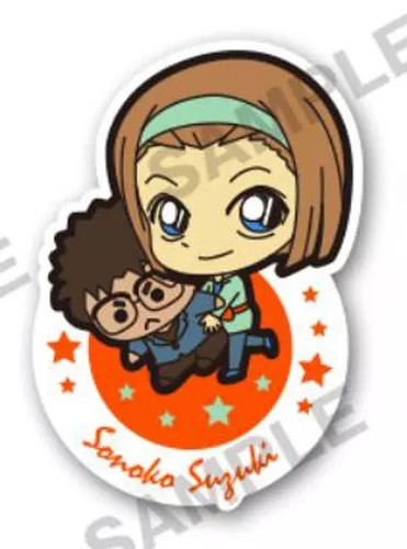 Badge Character Suzuki Sonoko Detective Conan Patch-Style Shishu Masukoto Collec