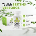NUTRIM 60 Kapseln mit Knotentang, Ingwer, Grünem Tee, Grünem Kaffee und Kardamom