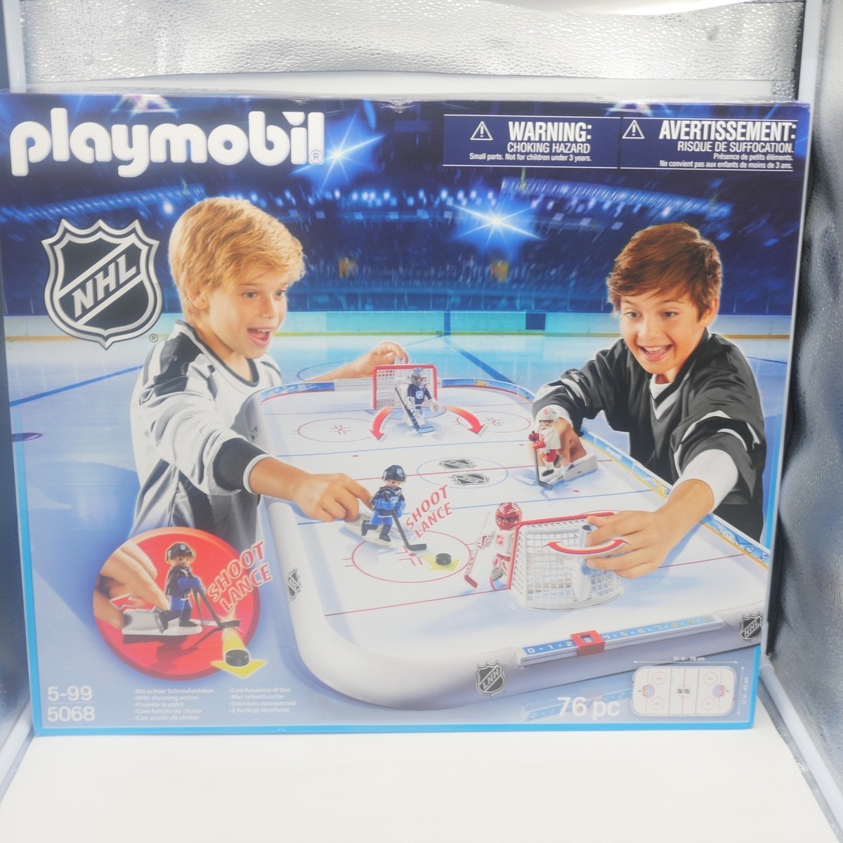 PLAYMOBIL NHL Hockey Arena Board Game 5068 for sale online
