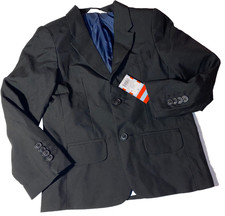 N7 WOW NWT Boys Size 5 CAT JACK Black Dress Blazer Suit Jacket